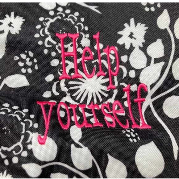 Thirty One Out N’ About Thermal #4087 BLACK FLORAL BRUSHSTROKES NIP - Picture 2 of 8